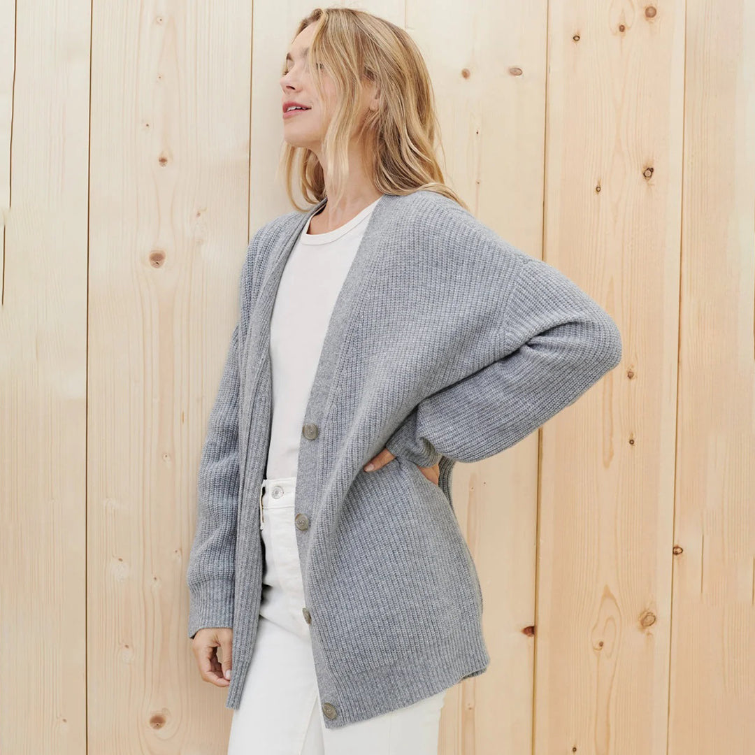 Women's Oversized Cashmere Cardigan
