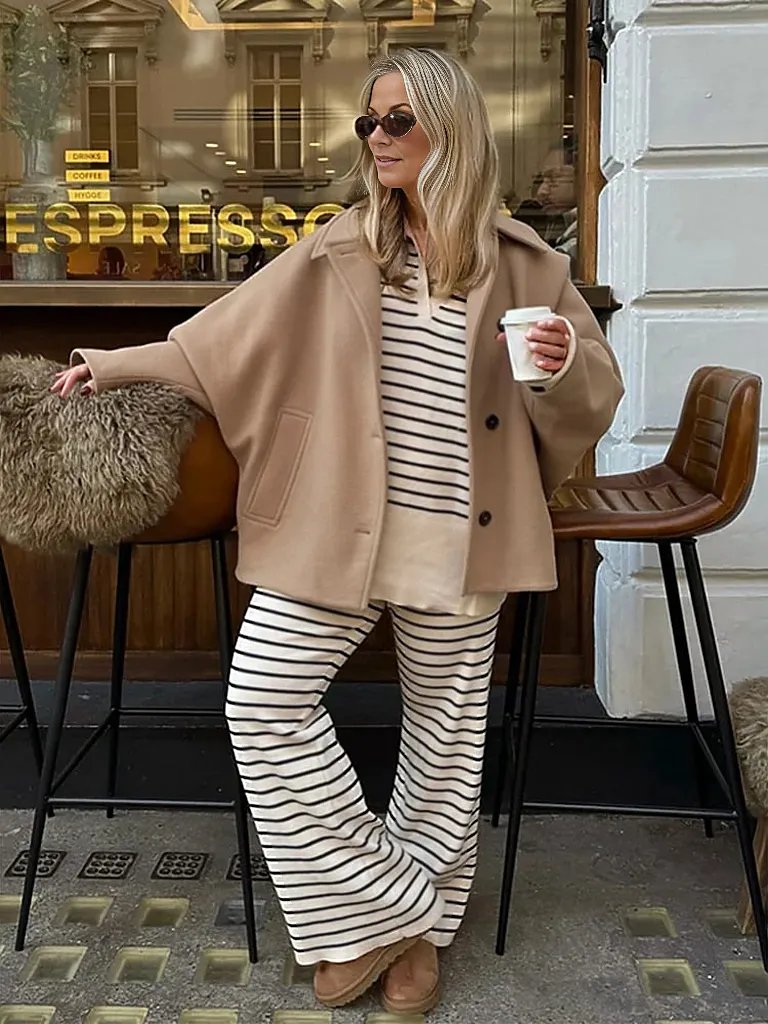 Women's Cozy Cashmere wool Winter coat