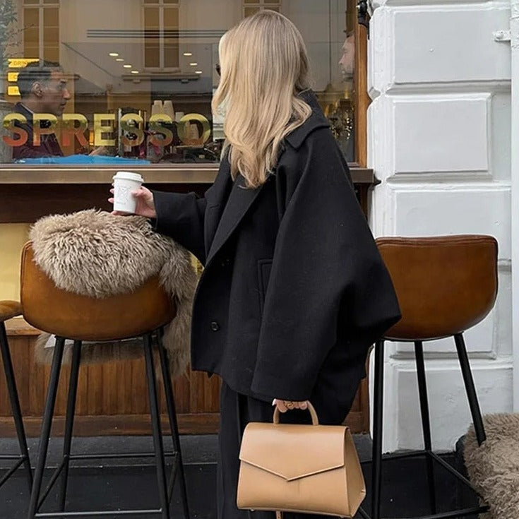 Women's Cozy Cashmere wool Winter coat