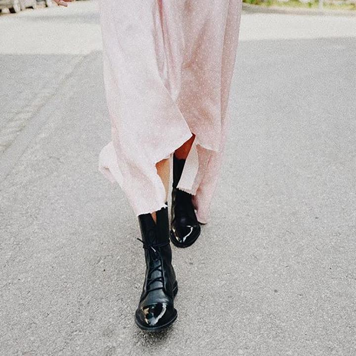 Women's Heel Leather Boots