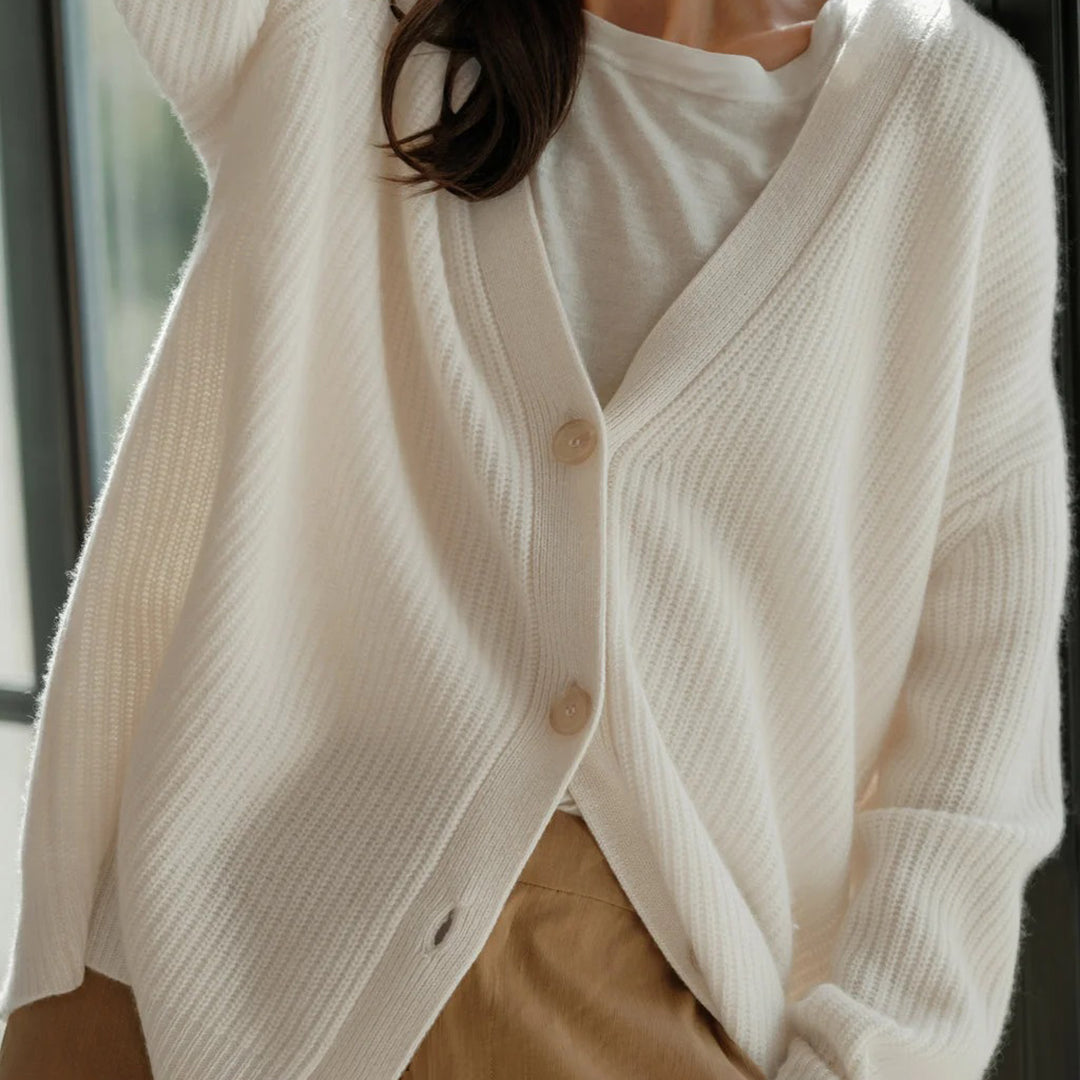 Women's Oversized Cashmere Cardigan
