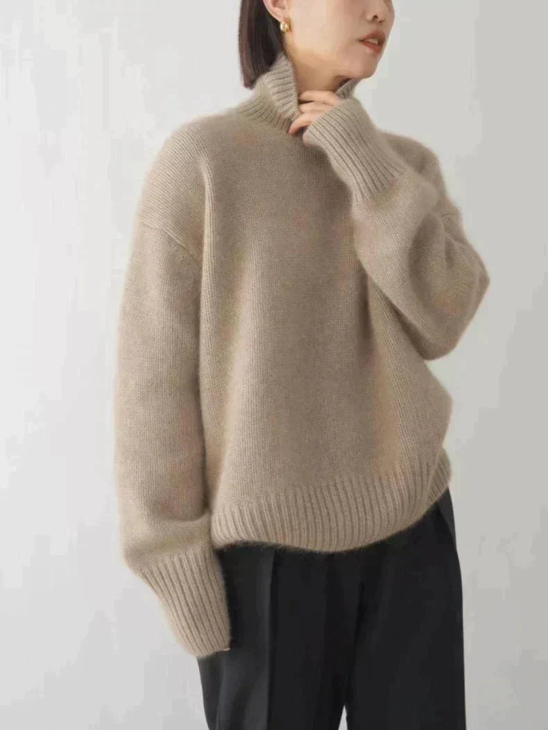 Women’s Cozy Knitted Turtleneck Sweater