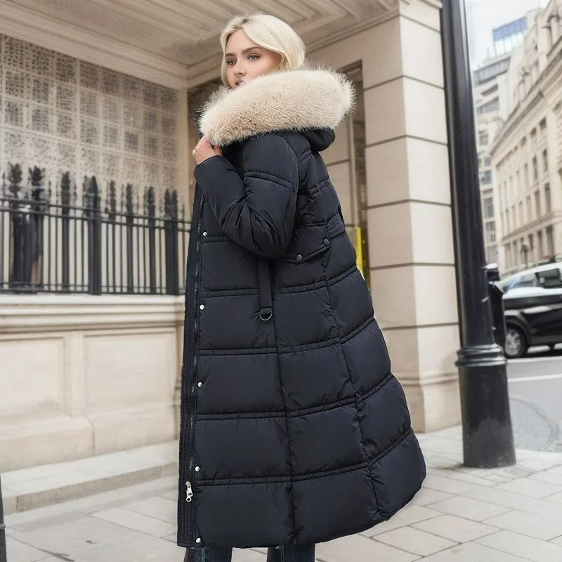 Women's Waterproof winterjacket with fur
