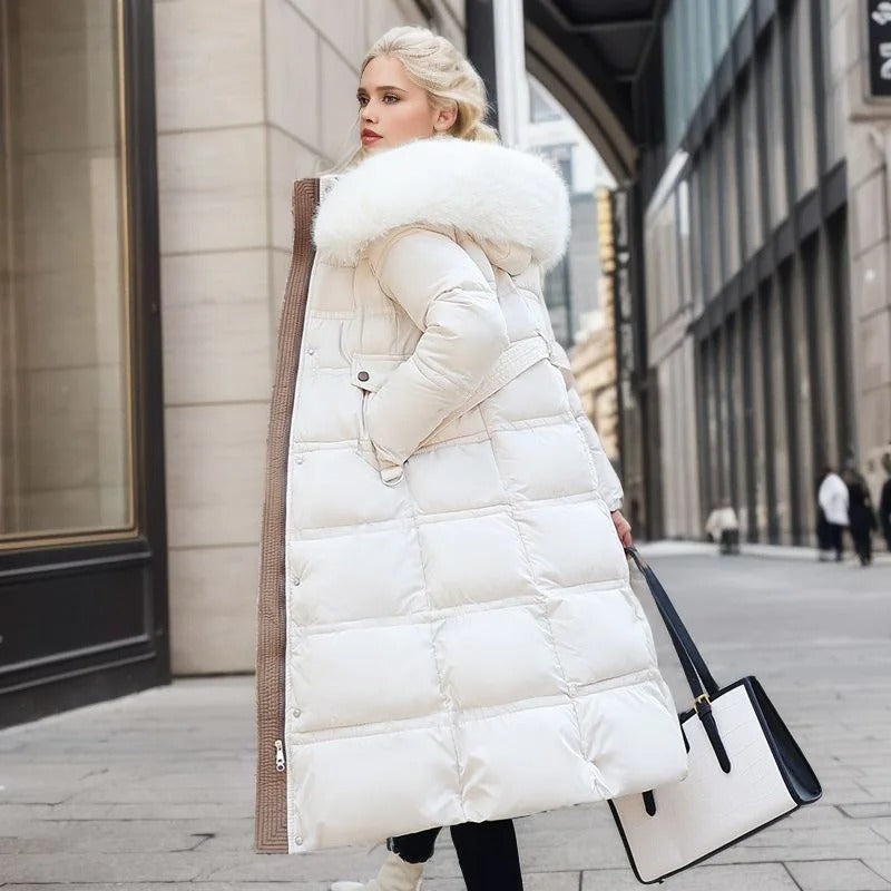 Women's Waterproof winterjacket with fur