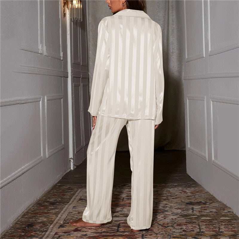 Women's Elegant Satin Pyamaset