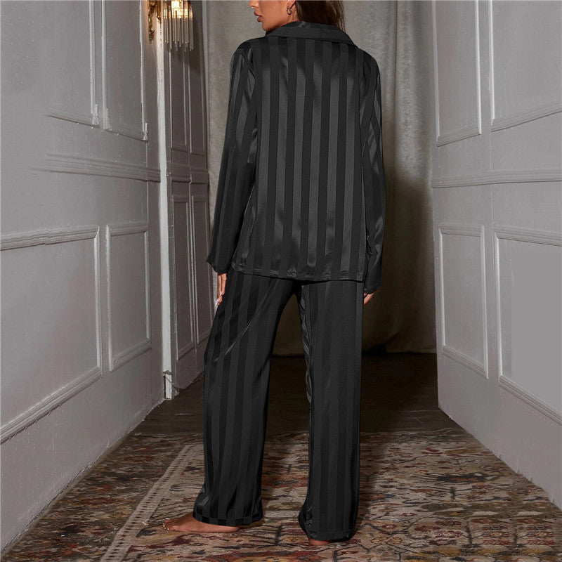 Women's Elegant Satin Pyamaset