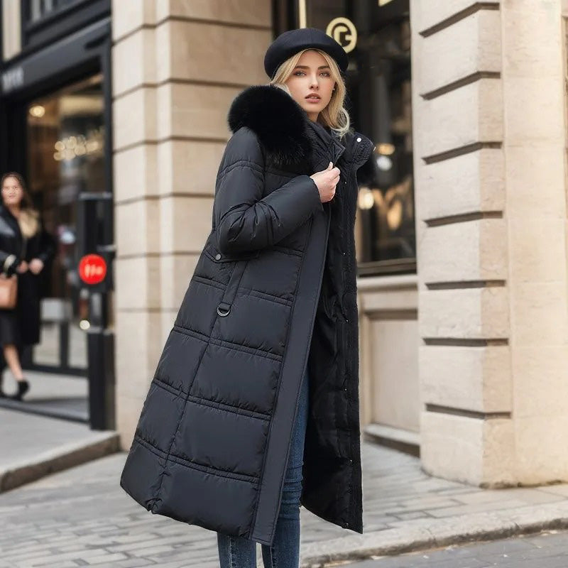Women's Waterproof winterjacket with fur