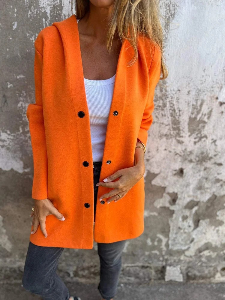 Women’s Elegant Hooded Jacket