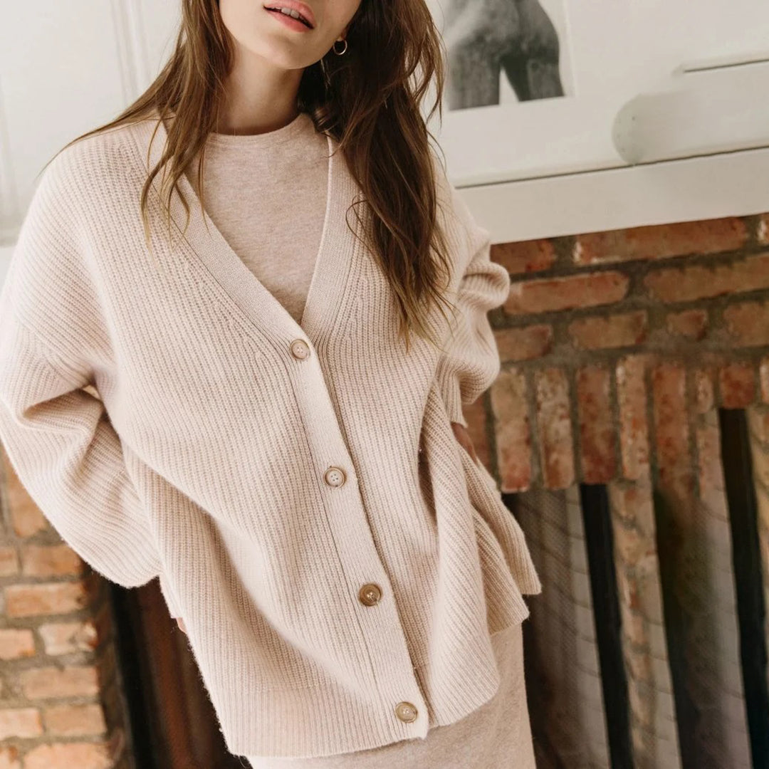 Women's Oversized Cashmere Cardigan