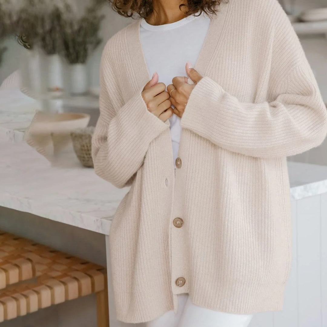 Women's Oversized Cashmere Cardigan