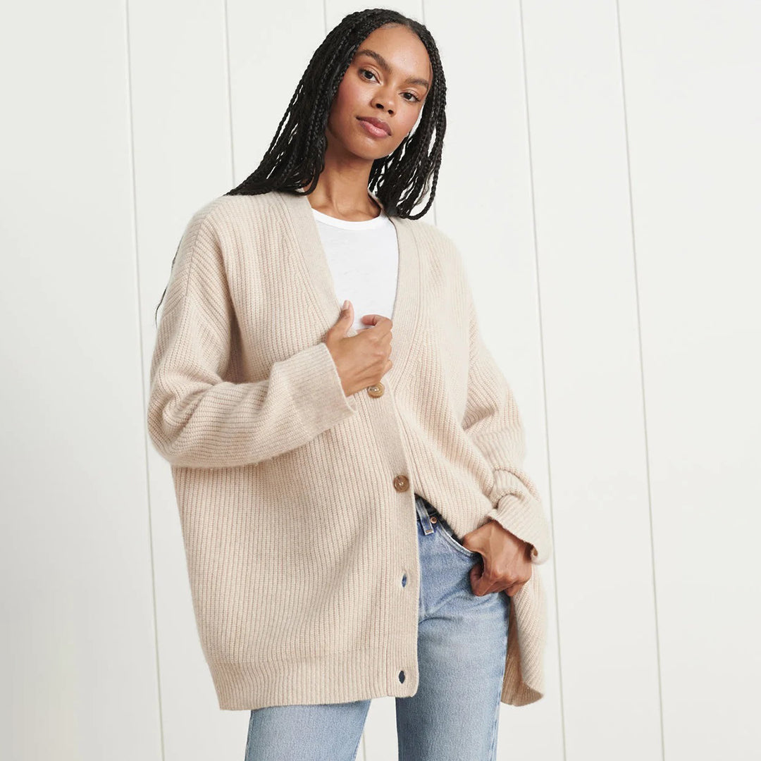 Women's Oversized Cashmere Cardigan