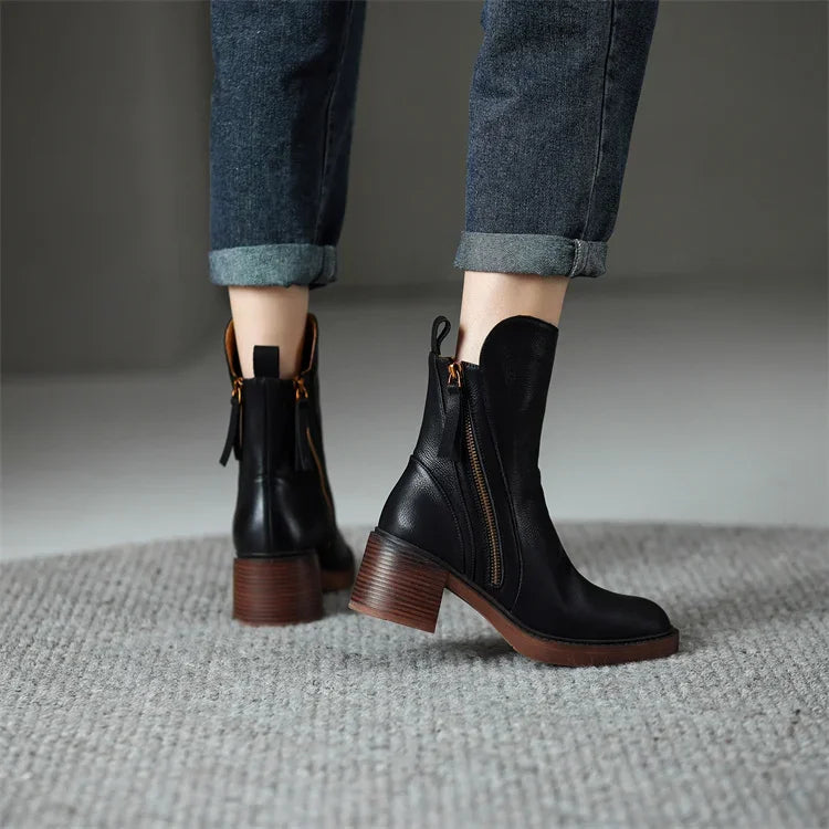 Women's Classic Waterproof Leather Boots