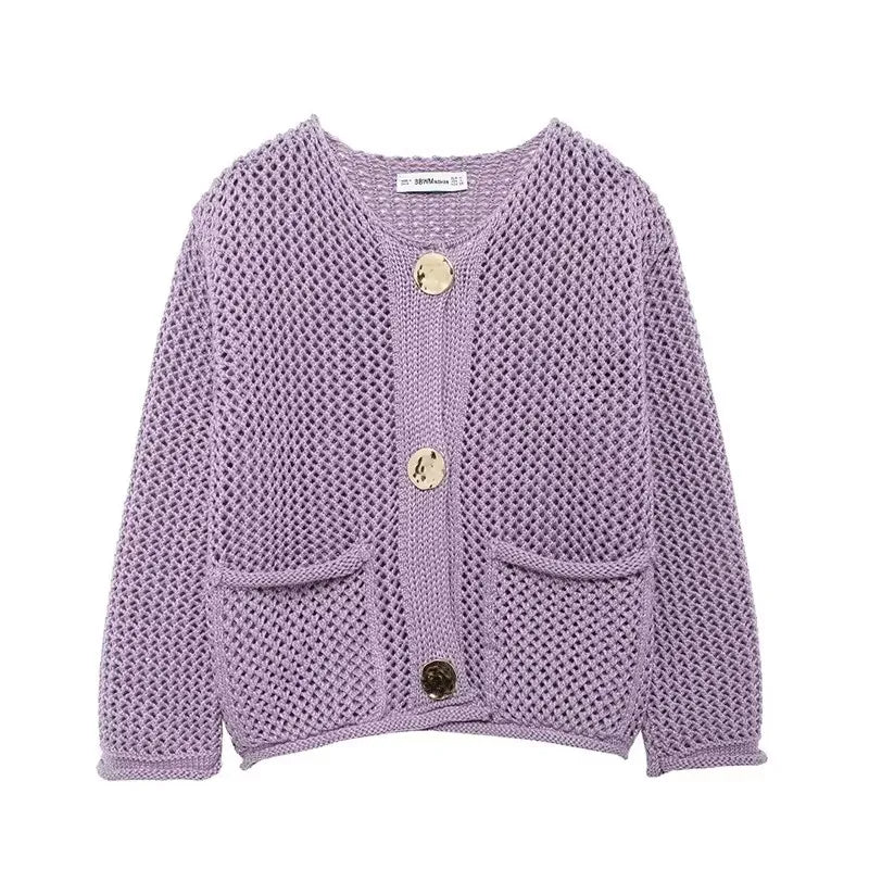 Women's Stylish Short Knitted Cardigan