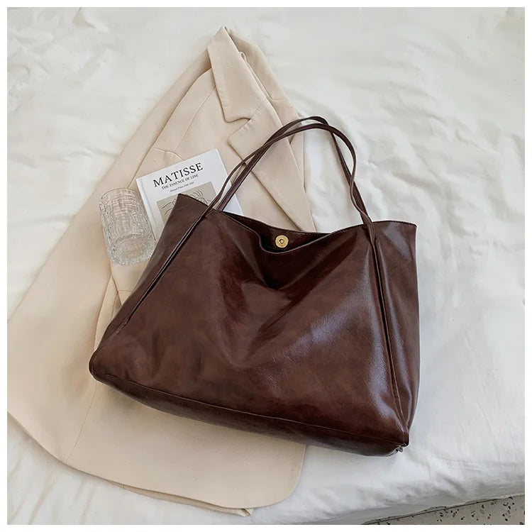 Women's Timeless Shopping leather bag