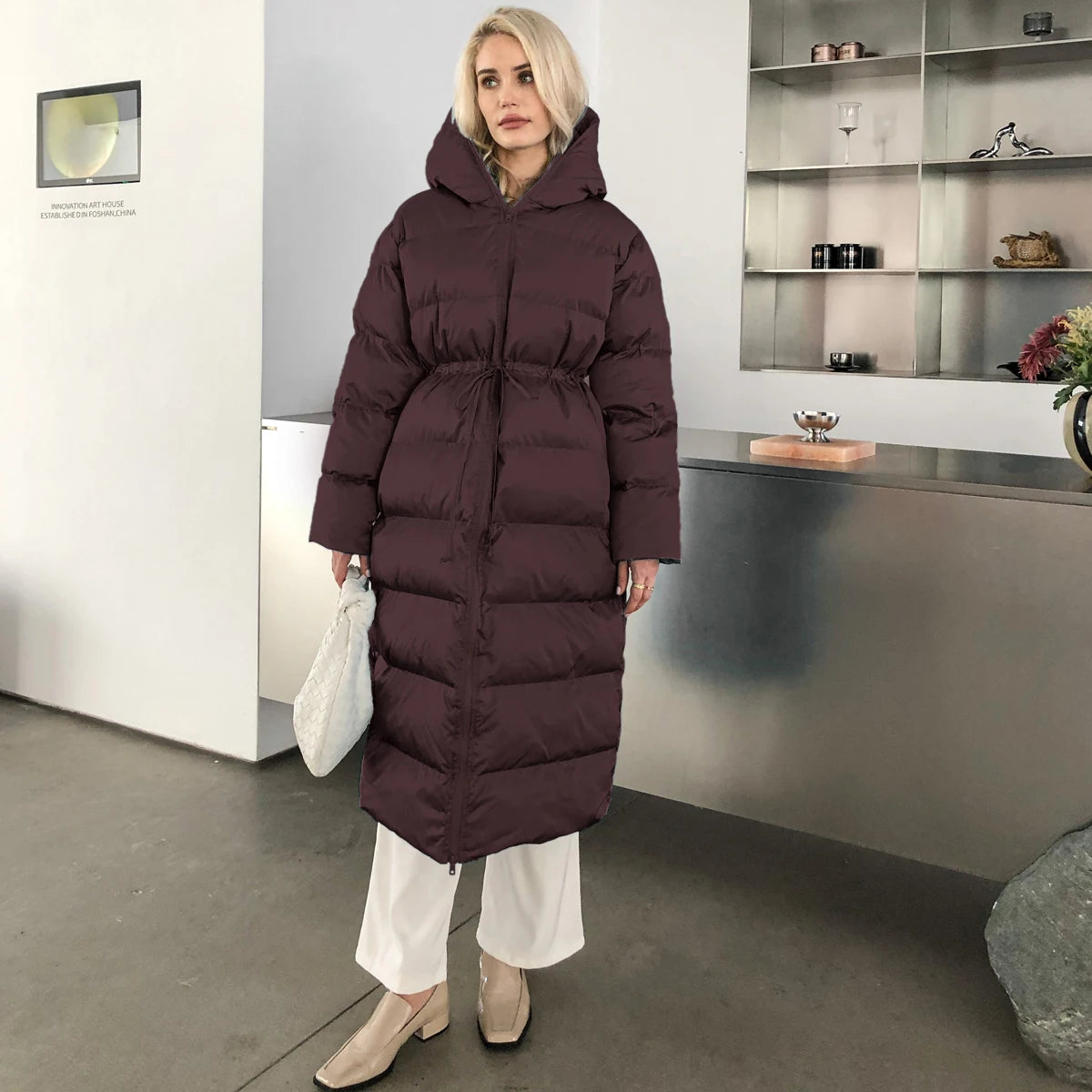 Women's Long women Wintercoat Waterproof