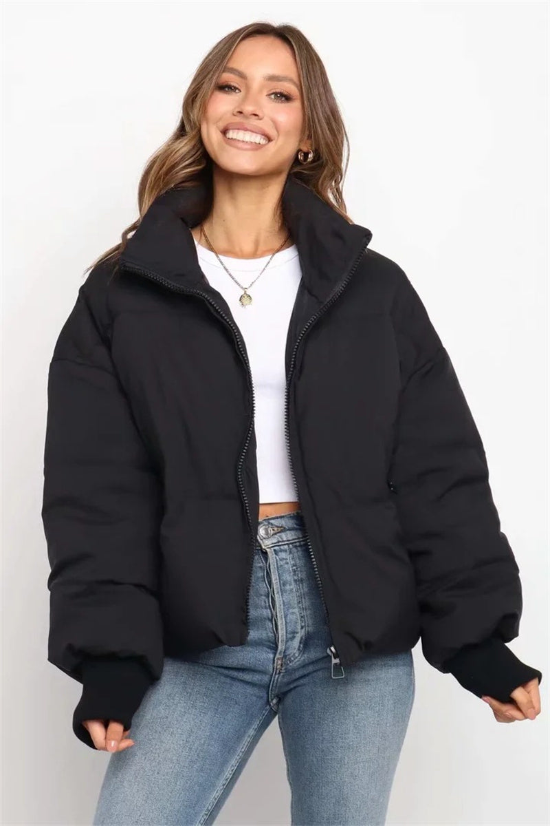 Women's Fleece Waterproof Pufferjacket