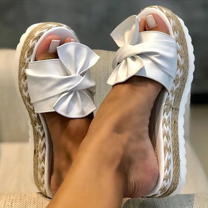 Women's Sandals with Bowknot