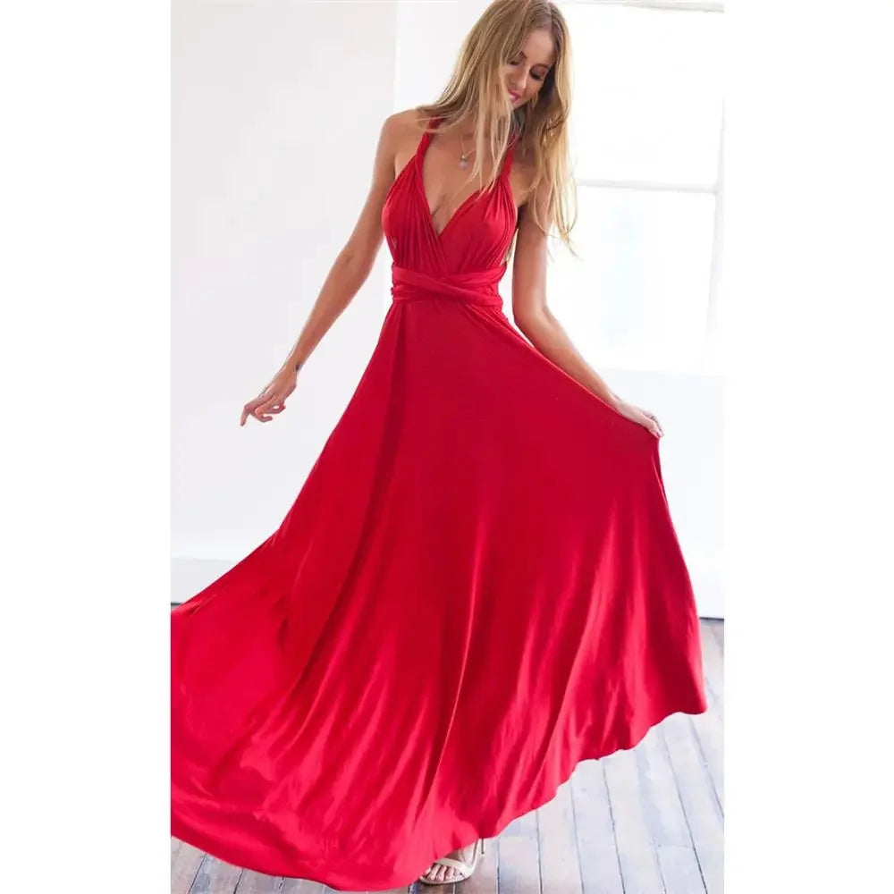 Women's Stylish Wrap dress Boho Maxi