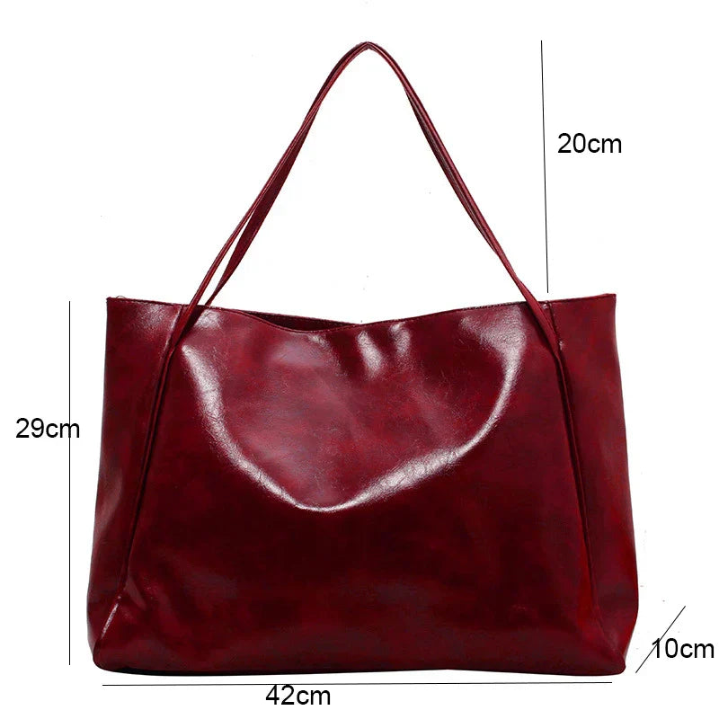 Women's Timeless Shopping leather bag