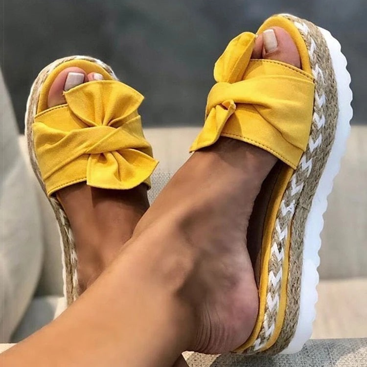 Women's Sandals with Bowknot