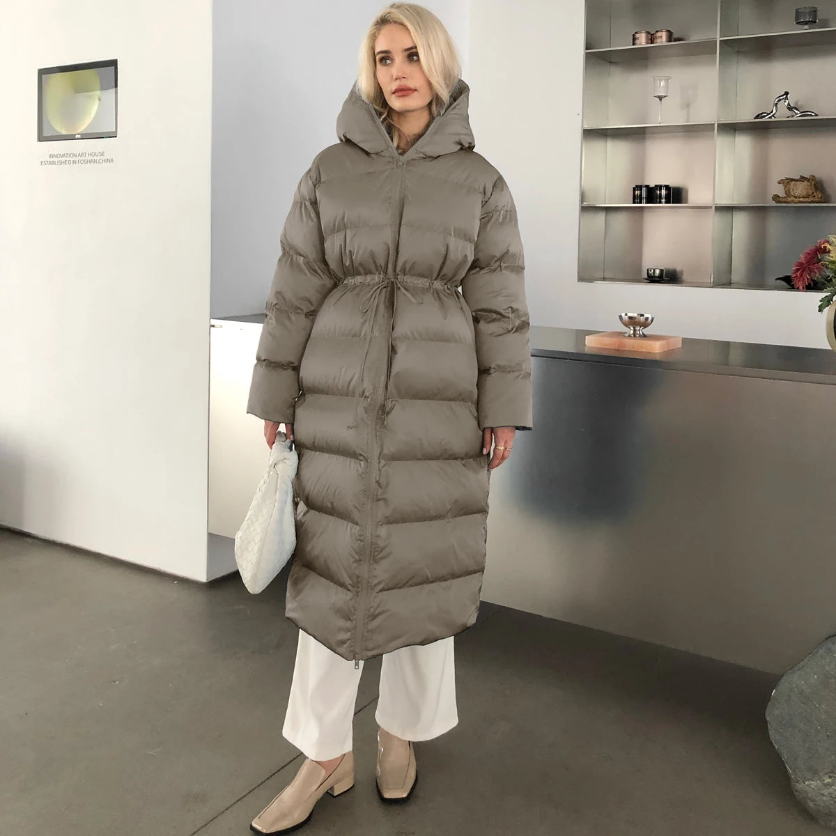 Women's Long women Wintercoat Waterproof