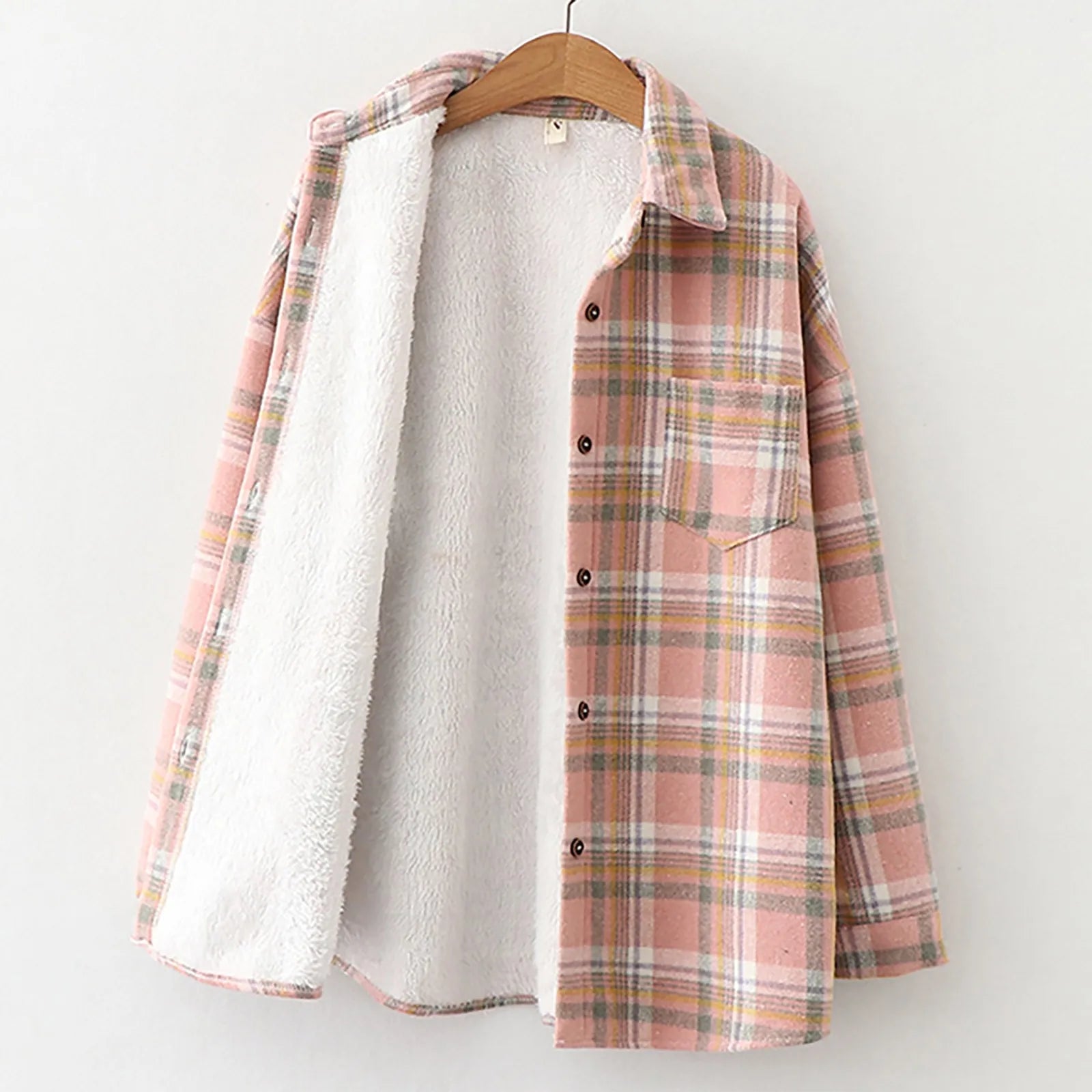 Women's winter dress with fleece lining