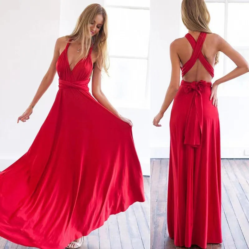 Women's Stylish Wrap dress Boho Maxi