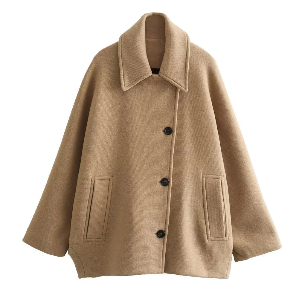 Women's Cozy Cashmere wool Winter coat