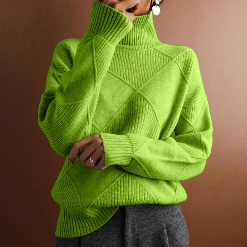Women's Warm Turtleneck Oversized Sweater