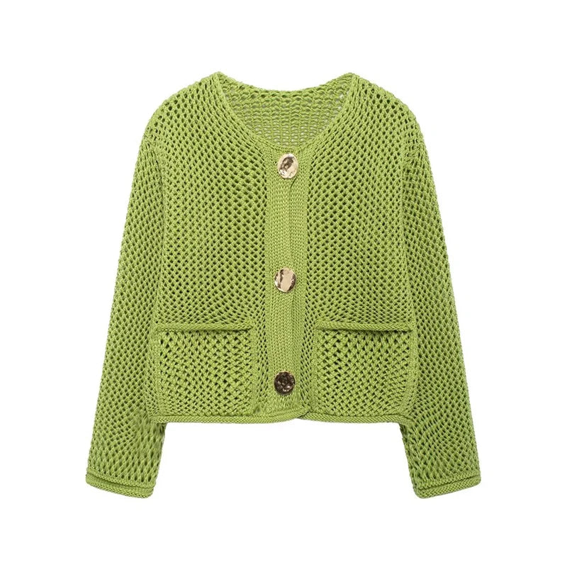 Women's Stylish Short Knitted Cardigan