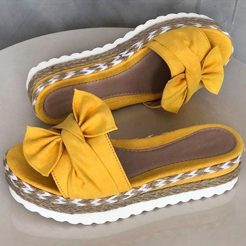 Women's Sandals with Bowknot