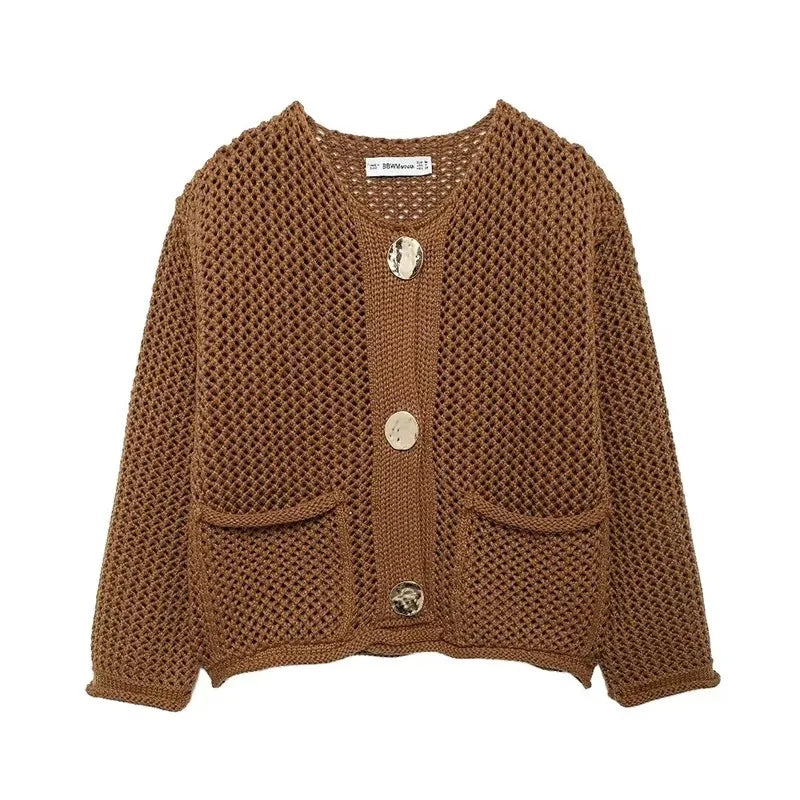 Women's Stylish Short Knitted Cardigan