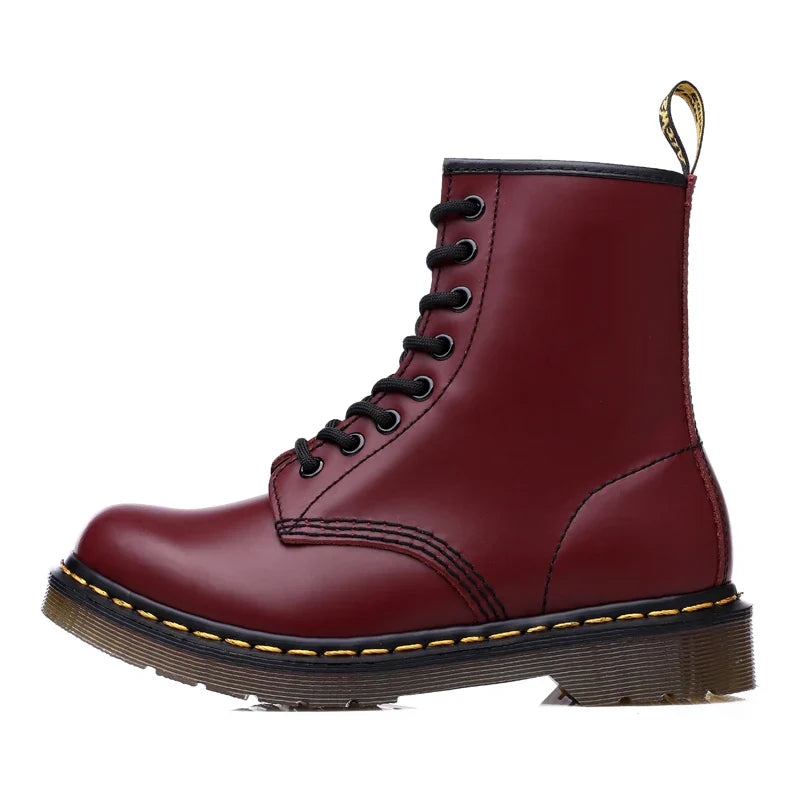 Women's sleek leather ankle boots