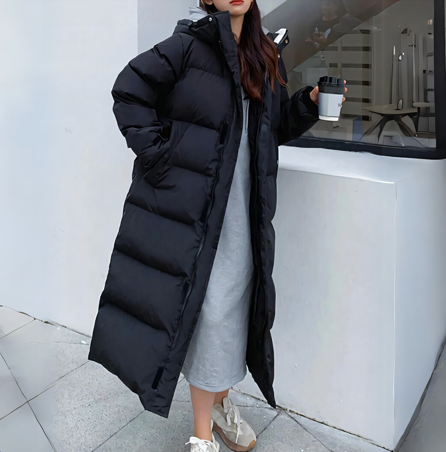 Women's Long waterproof winter Jacket