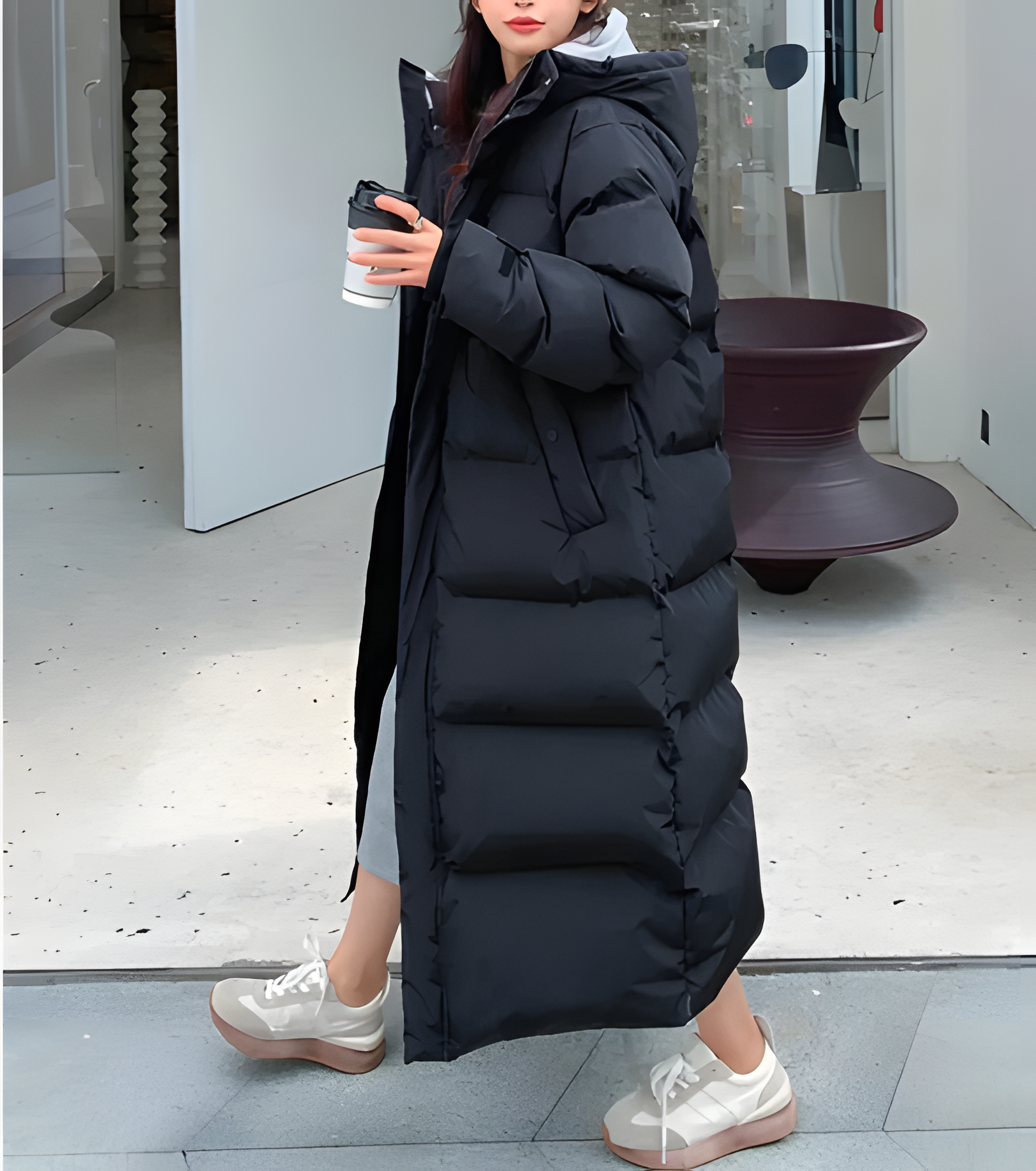 Women's Long waterproof winter Jacket