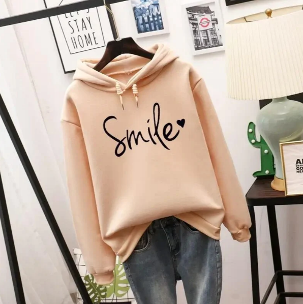 Women's "Smile" Comfortable Hoodie