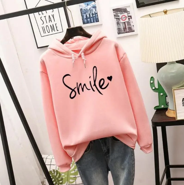 Women's "Smile" Comfortable Hoodie