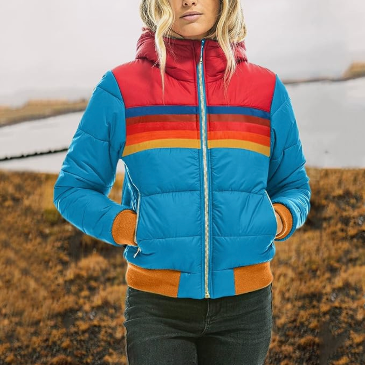 Women's Vibrant Hooded Jacket