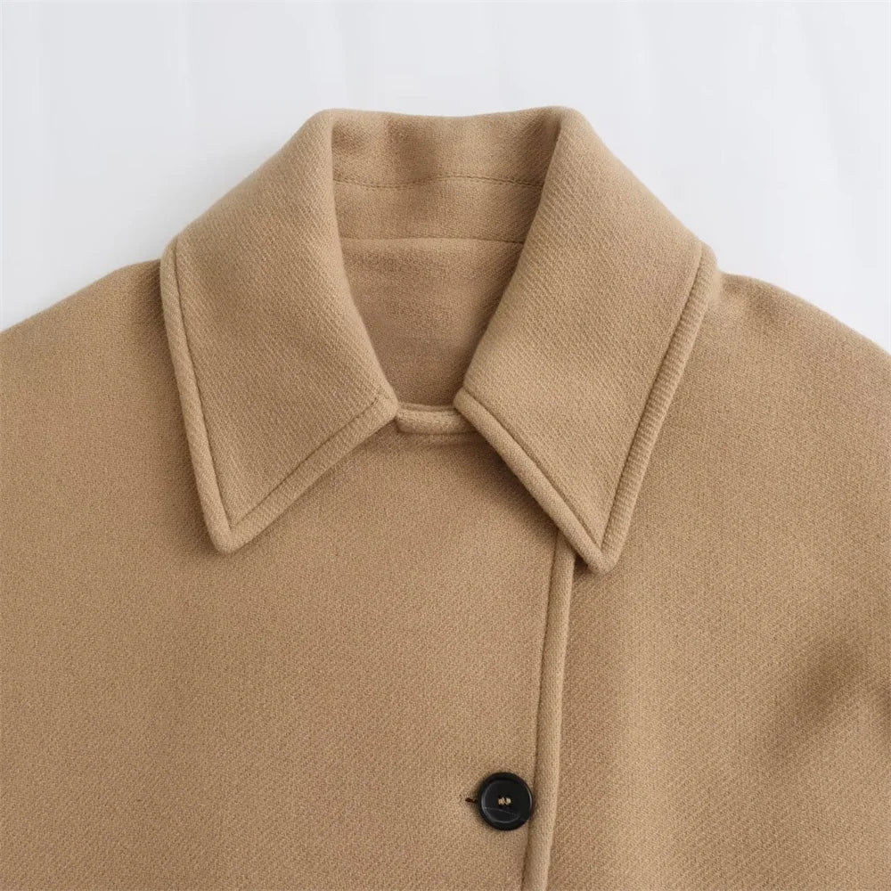 Women's Cozy Cashmere wool Winter coat
