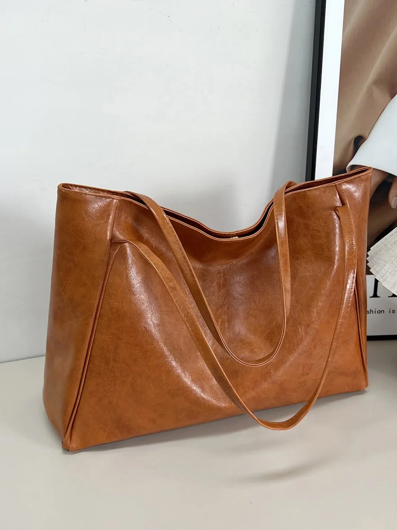 Women's Timeless Shopping leather bag