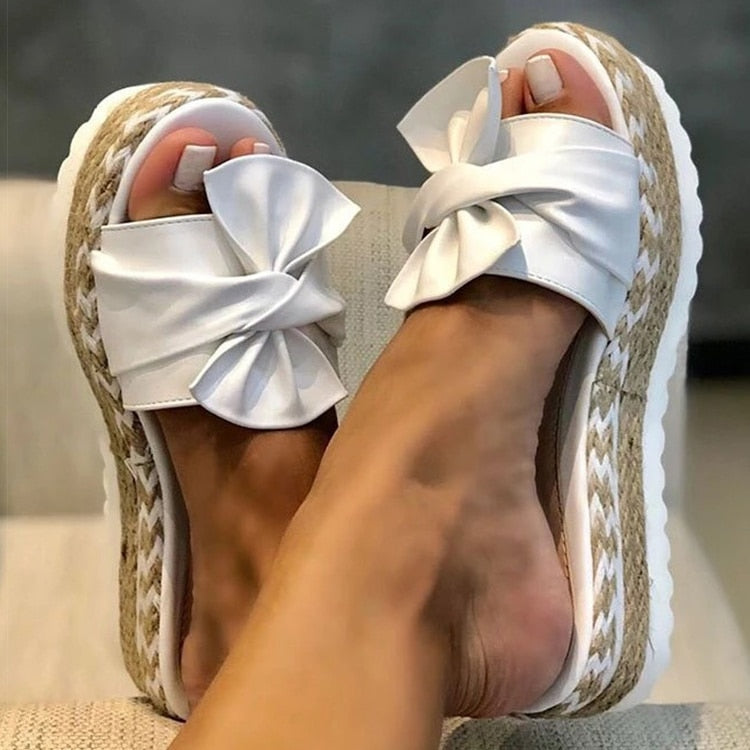 Women's Sandals with Bowknot