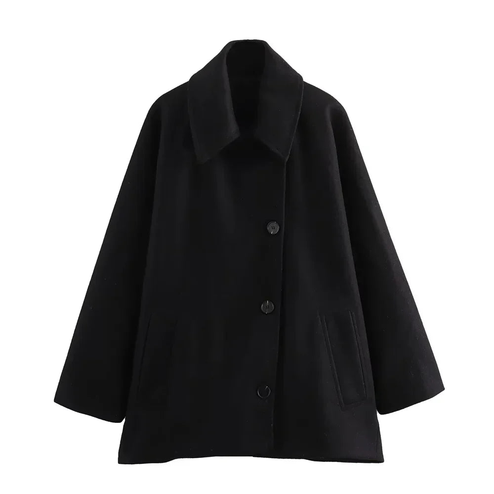 Women's Cozy Cashmere wool Winter coat