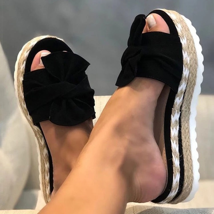 Women's Sandals with Bowknot
