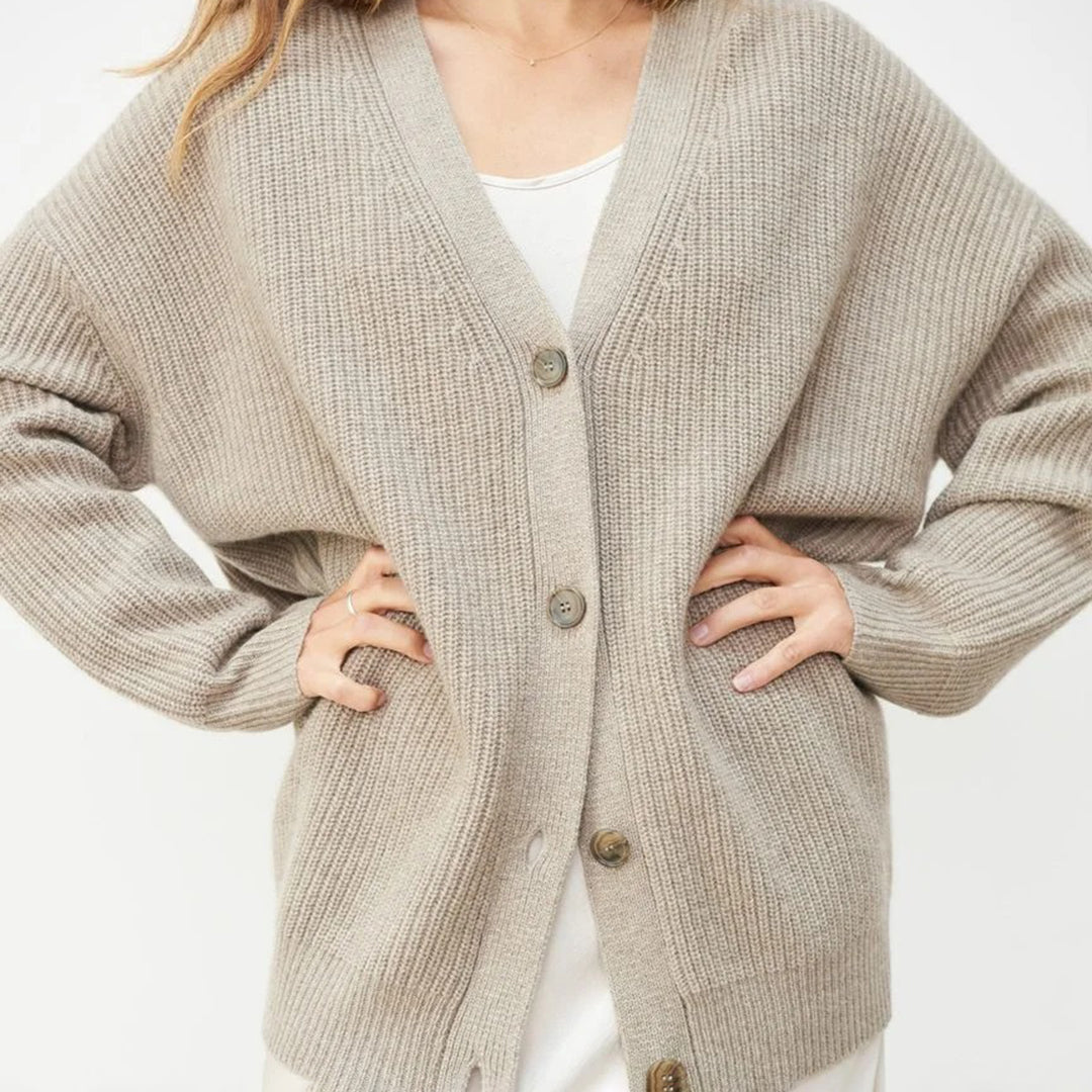 Women's Oversized Cashmere Cardigan