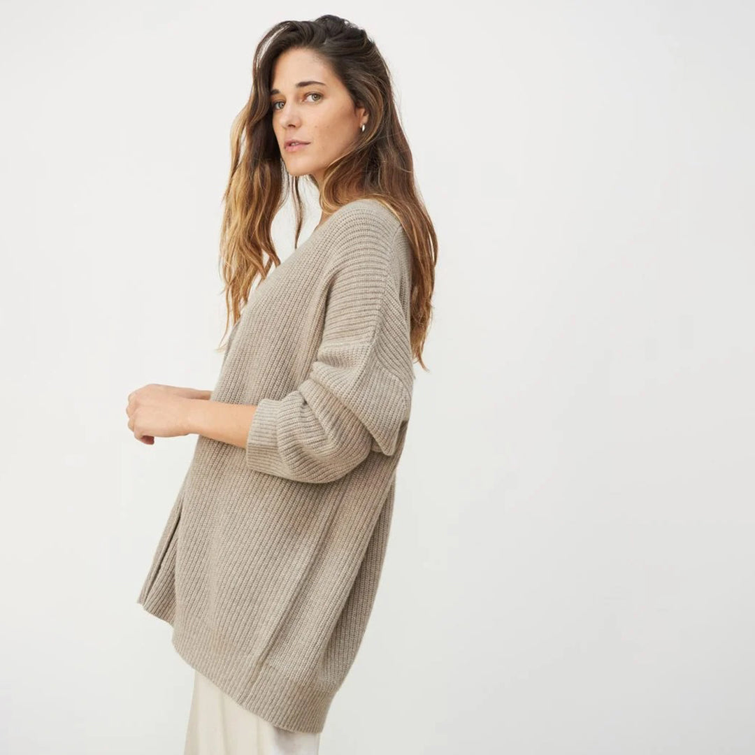 Women's Oversized Cashmere Cardigan