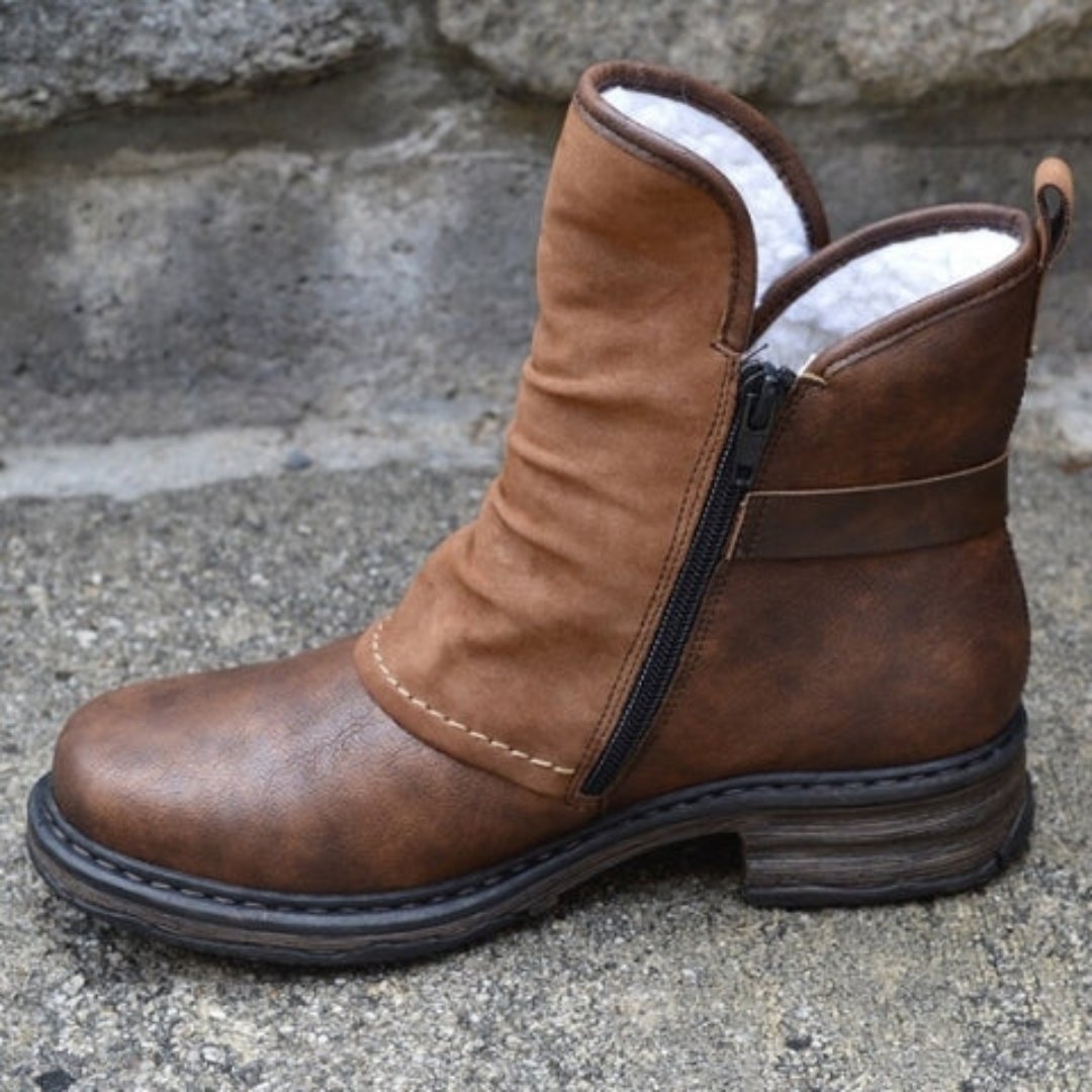 Women's  Waterproof Fleece Ankle Boots