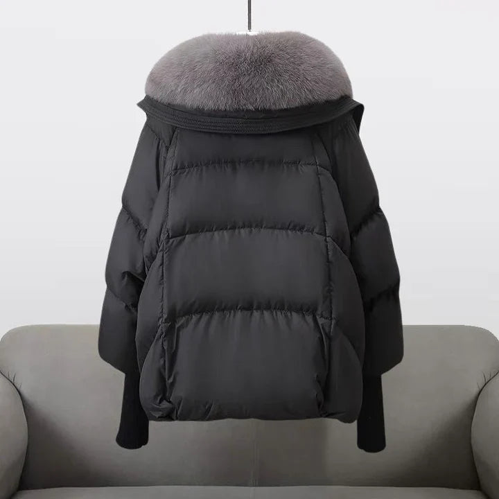 Women's Cozy Winter Jacket with fur