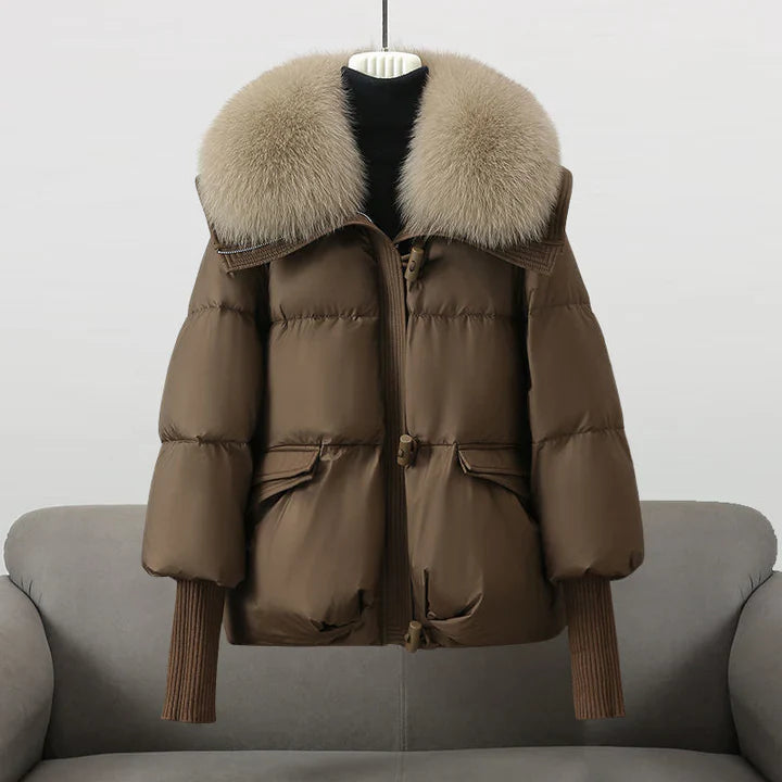 Women's Cozy Winter Jacket with fur