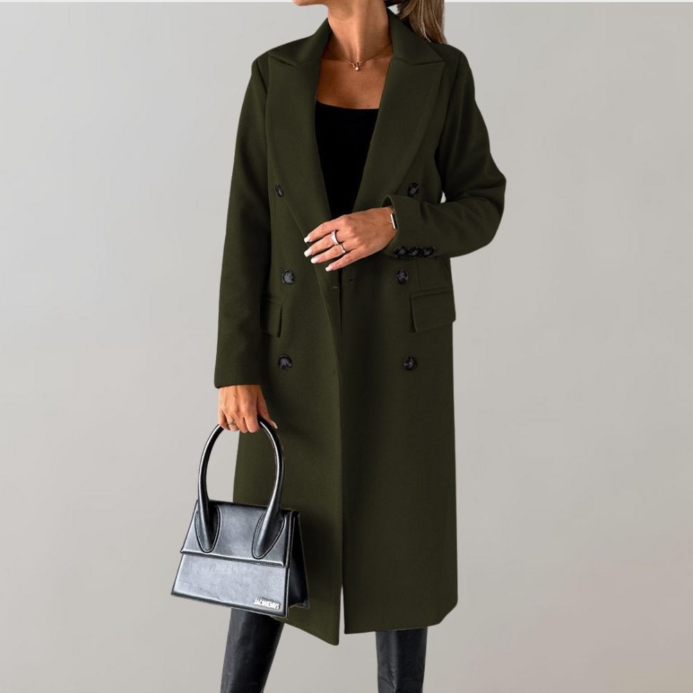 Women's Long winter Trenchcoat