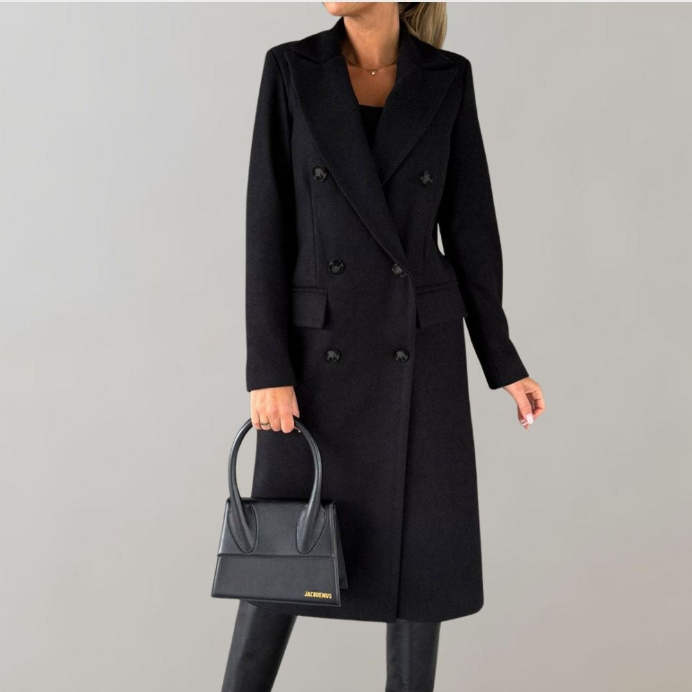 Women's Long winter Trenchcoat